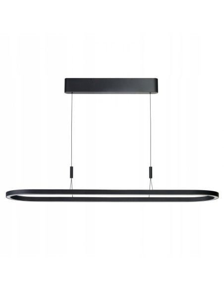 Nowoczesna regulowana lampa wisząca LAYLA 150 czarna LED 60W 45–220 cm z ściemniaczem Triak