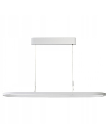 Lampa wisząca LAYLA 150 cm LED 3000K biała z możliwością ściemniania aluminiowa do salonu i kuchni