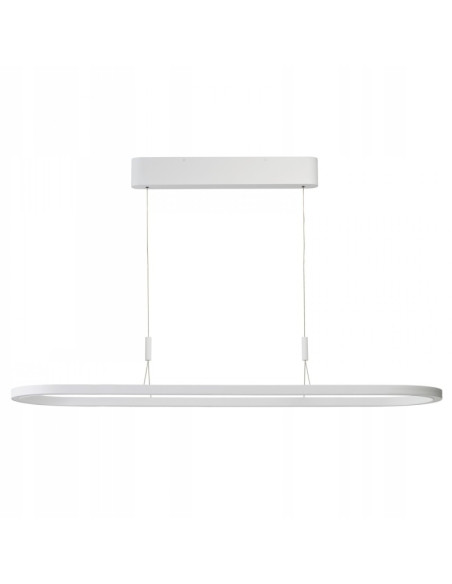 Lampa wisząca LAYLA 150 cm LED 3000K biała z możliwością ściemniania aluminiowa do salonu i kuchni