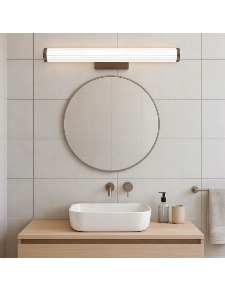 Kinkiet Vena 60 cm Light Prestige, LED 12W CCT IP44, kolor czekoladowy (zintegrowane źródło światła)