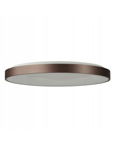 Plafon LED AZzardo Santana 80 cm kawowy/brązowy CCT z pilotem okrągły