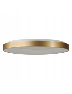 AZzardo Santana plafon LED 80 cm 80W CCT złoty/biały z pilotem