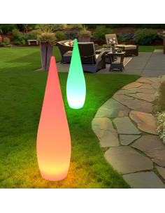 Lampa ogrodowa stojąca GHOST LED RGBW, wodoodporna, 16 kolorów, do ogrodu i na taras