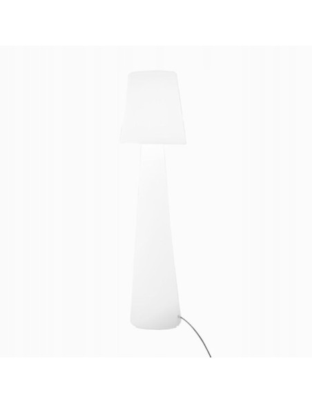 Lampa ogrodowa LED RGBW 16 kolorów z pilotem, IP65, biała