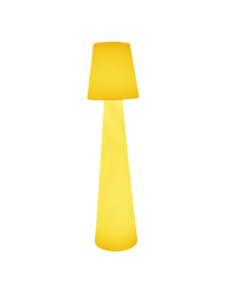 Lampa ogrodowa LED RGBW 16 kolorów z pilotem, IP65, biała