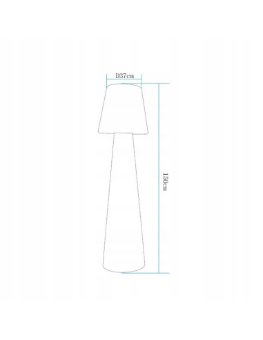 Lampa ogrodowa LED RGBW 16 kolorów z pilotem, IP65, biała