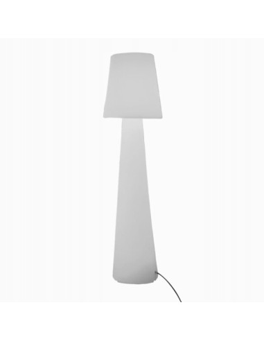 Lampa ogrodowa LED RGBW 16 kolorów z pilotem, IP65, biała