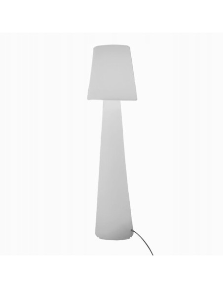 Lampa ogrodowa LED RGBW 16 kolorów z pilotem, IP65, biała