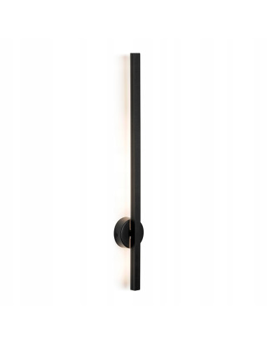 Kinkiet LED Argon ASSE 8052 czarny liniowy 60 cm