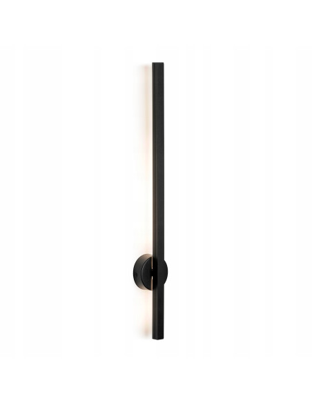 Kinkiet LED Argon ASSE 8052 czarny liniowy 60 cm