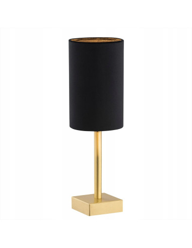 Lampka stołowa Argon Abruzzo 8031 czarno-mosiężna E14