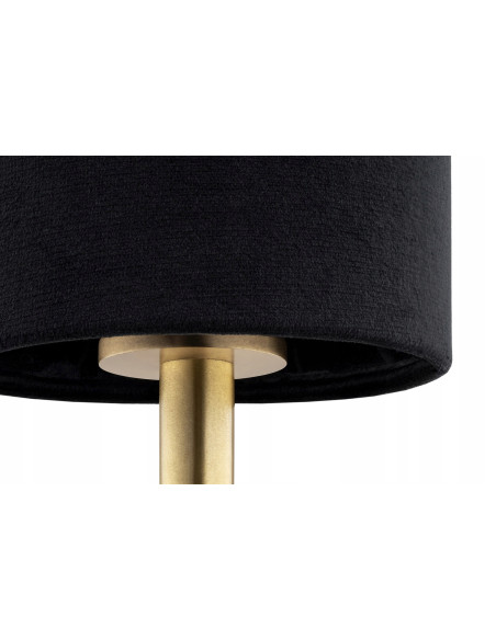 Lampka stołowa Argon Abruzzo 8031 czarno-mosiężna E14