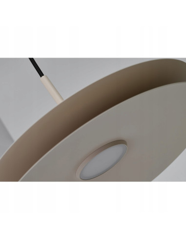 AZzardo DISC Lampa wisząca LED beżowa 35 cm do salonu i biura