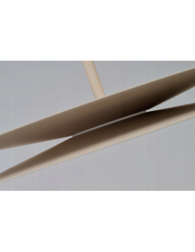 AZzardo DISC Lampa wisząca LED beżowa 35 cm do salonu i biura