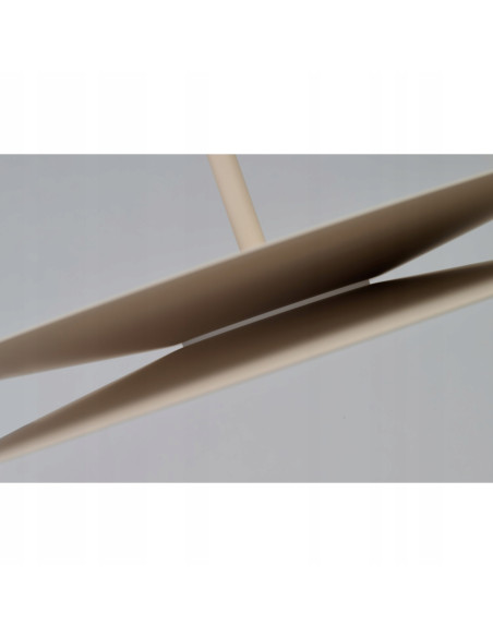 AZzardo DISC Lampa wisząca LED beżowa 35 cm do salonu i biura