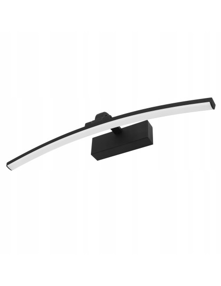 Kinkiet LED ProVero TERRA 12W 50 cm czarny, światło neutralne