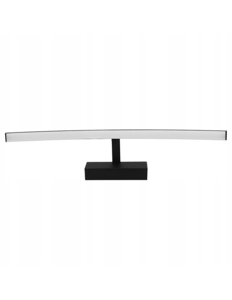 Kinkiet LED ProVero TERRA 12W 50 cm czarny, światło neutralne