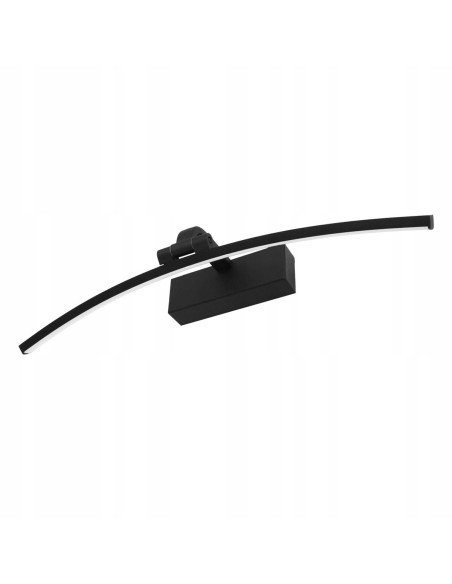 Kinkiet LED ProVero TERRA 12W 50 cm czarny, światło neutralne