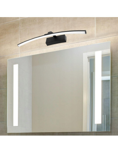Kinkiet LED ProVero TERRA 12W 50 cm czarny, światło neutralne