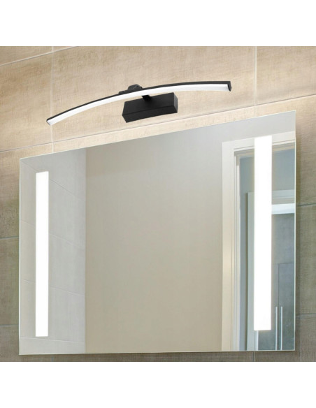 Kinkiet LED ProVero TERRA 12W 50 cm czarny, światło neutralne