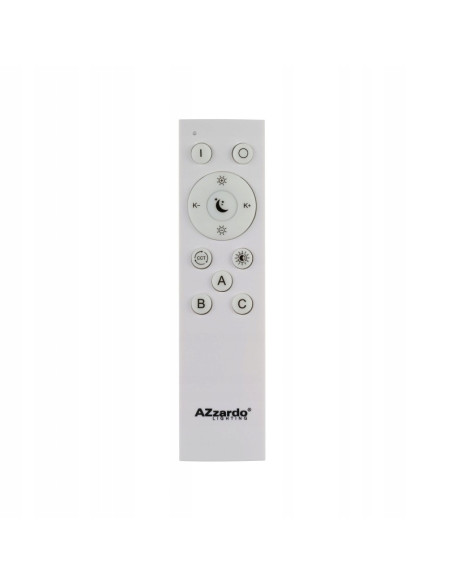 Plafon LED SANTANA 60 cm czarny matowy okrągły z pilotem, CCT, 50W, 3100 lm