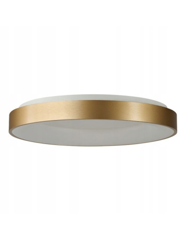Plafon LED AZzardo SANTANA 60 cm 50W CCT złoty z pilotem