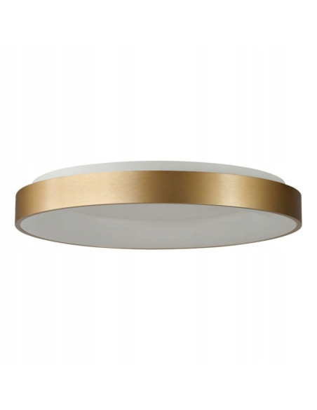 Plafon LED AZzardo SANTANA 60 cm 50W CCT złoty z pilotem