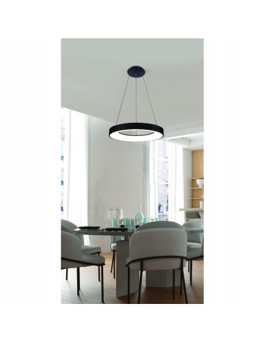 Lampa wisząca AZzardo SANTANA Pendant 38 LED 3000K czarna мат?