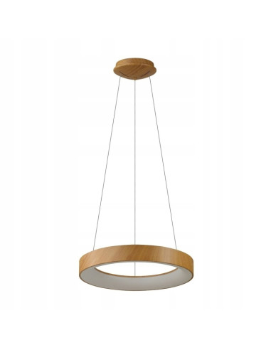 AZzardo SANTANA drewniana lampa wisząca LED 30W 38 cm ciepłe światło