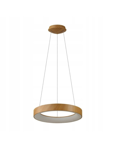 AZzardo SANTANA drewniana lampa wisząca LED 30W 38 cm ciepłe światło