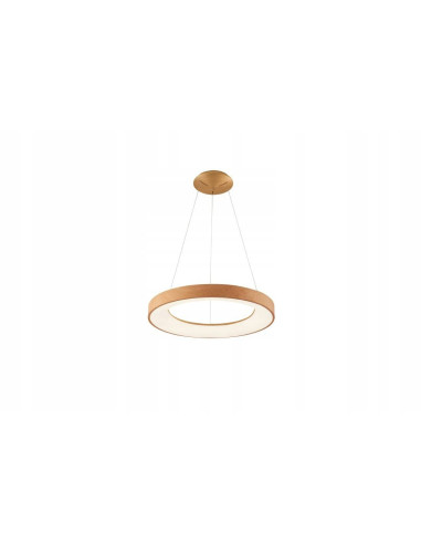 AZzardo SANTANA drewniana lampa wisząca LED 30W 38 cm ciepłe światło
