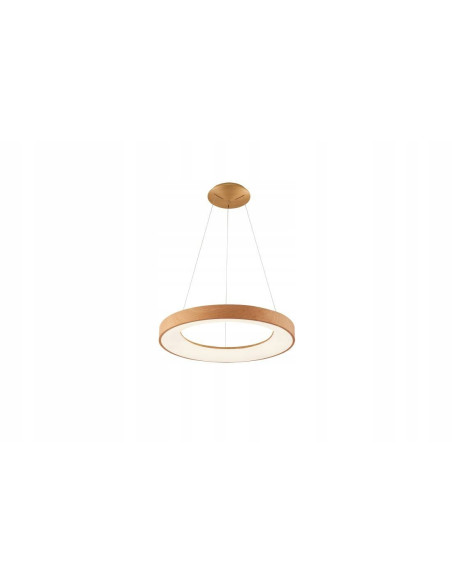 AZzardo SANTANA drewniana lampa wisząca LED 30W 38 cm ciepłe światło