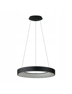 Lampa wisząca LED SANTANA 60 cm czarna CCT z pilotem AZzardo