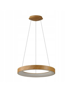 AZzardo Santana Pendant 60 CCT lampa wisząca LED drewno/biały z pilotem 2