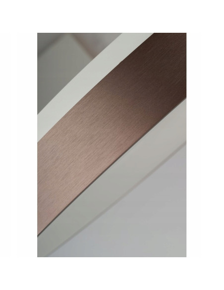 Lampa wisząca AZzardo SANTANA LED 80 cm CCT ściemnialna z pilotem, brązowa